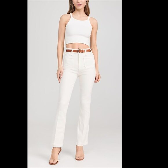 MOTHER Denim - MOTHER Women's The Hustler Patch Pocket Flood Jeans - 31 - NWT